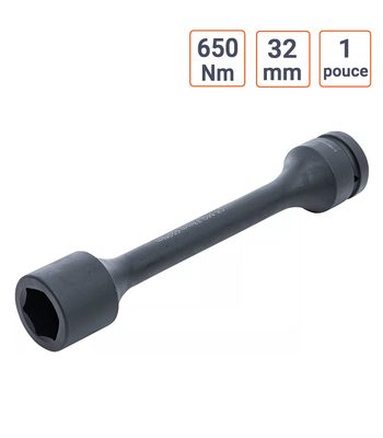 Douille de torsion à contrôle de couple - 1 pouce 32 mm 650 Nm