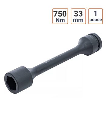 Douille de torsion à contrôle de couple - 1 pouce 33 mm 750 Nm