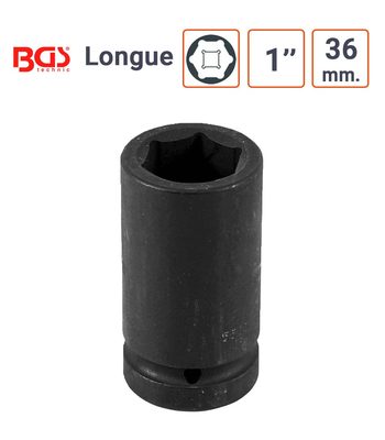 Douille à chocs BGS en 1 Pouce 36 mm - Longue