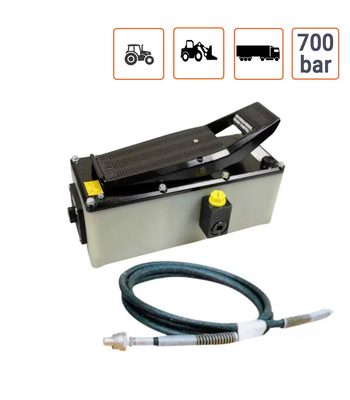 Pompe Hydraulique 700 bar avec flexible haute pression pour détaloneur