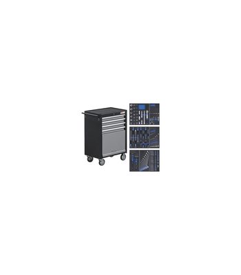 Servante d'atelier 4 tiroirs 151 outils