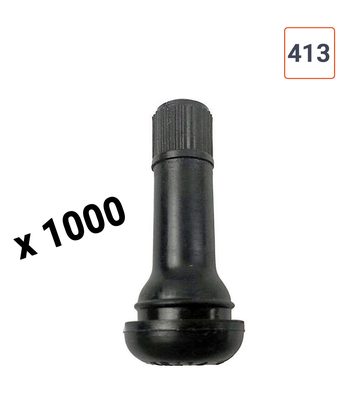Valves TR413  pneu tubeless par 1000ex