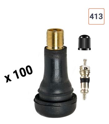 Valves TR 413 DÉMONTÉES pneu tubeless par 100 ex