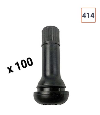 Valves TR 414 pneu tubeless par 100ex