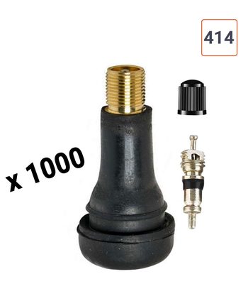 Valves TR 414 DÉMONTÉES pneu tubeless par 1000ex