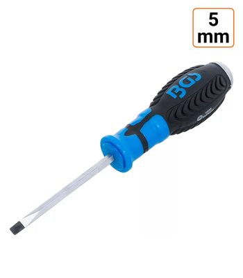 Tournevis plat 5 mm longueur de tige 75 mm