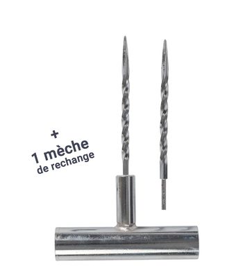 Outil en acier d'ébarbage pour mèches crevaison