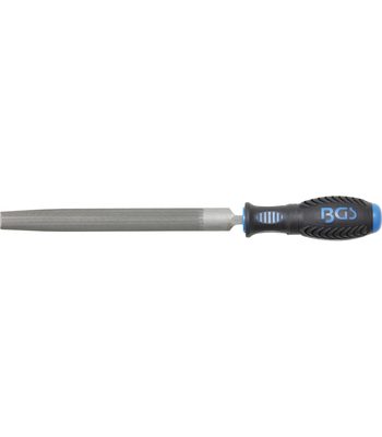 Lime d’atelier demi-ronde calibre 3 Fin 200 mm