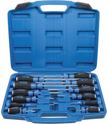 Jeu de 12 tournevis carré femelle 6,3 mm 1/4 pouce
