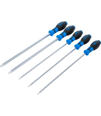Jeu de 5 tournevis denture multiple intérieure (pour XZN)
