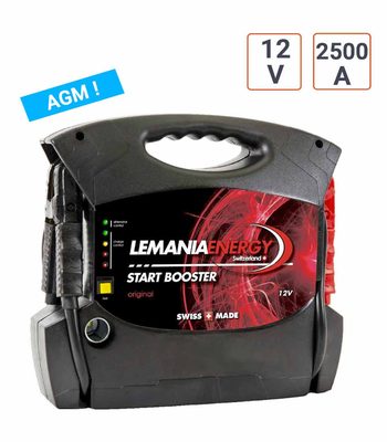 Booster Lemania 12V et 2500 A de Qualité Suisse