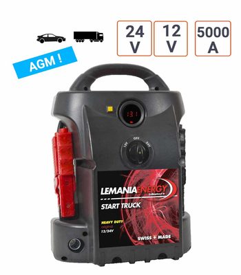 Booster Lemania 12V et 24V et 5000 A de Qualité Suisse