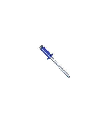 Sachet 25x rivet plaque d'immat. Bleu
