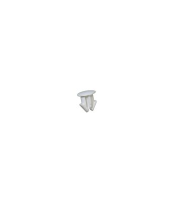 Sachet 25x rivet plastique plaque d'immat. Blanc