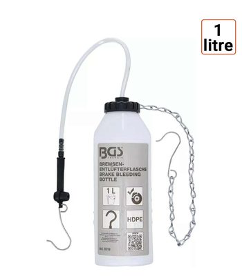 Flacon de purgeur de freins 1 litre pour récupération liquide usagé