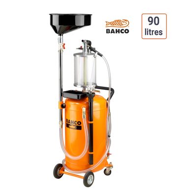 Récupérateur d'huile gravité + aspiration 90L BAHCO