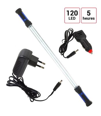 Lampe Rampe de Capot moteur sans fil 120 LED 800 lumens BGS