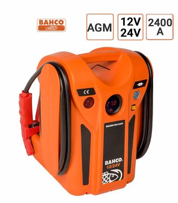 Booster Bahco PRO Batterie AGM 12V 24V - 2400 A