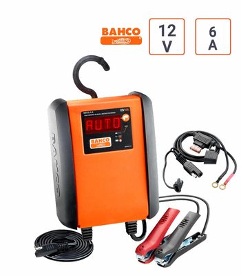 Chargeur - Mainteneur de charge automatique 6A 12V - Bahco