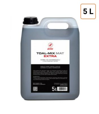 Peinture noire pour pneus TOAL MIX EXTRA MAT en 5L