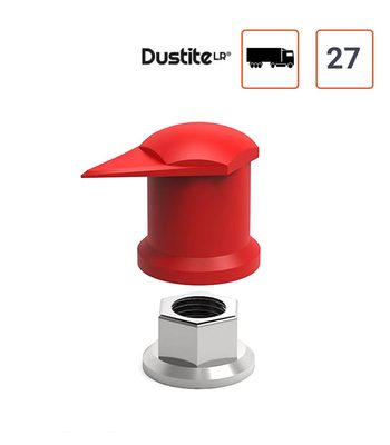 Dustite LR 27mm Témoin de desserrage de roue PL ROUGE - 50 ex.
