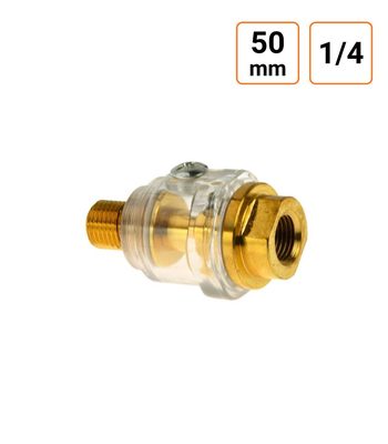 Huileur oiler pneumatique 1/4 pouce 50 mm
