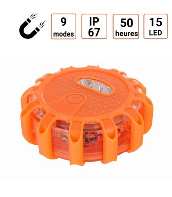 Balise Warning d'urgence Magnétique à led