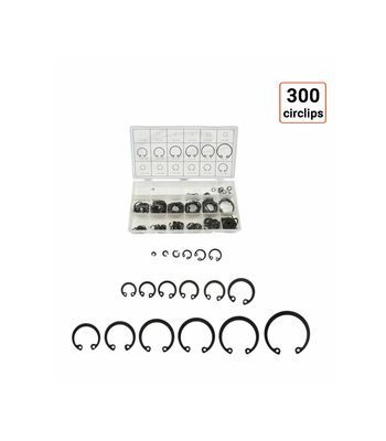 Coffret de 300 circlips INTERIEURS