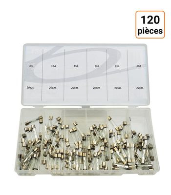Coffret de 120 fusibles en verre
