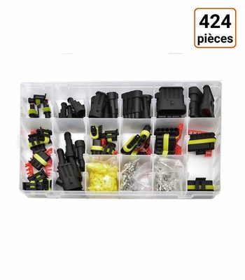 Lot de 424 connecteurs électriques