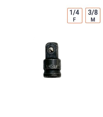 adaptateur réducteur douille à chocs 1/4 F vers 3/8 M