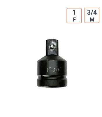 adaptateur réducteur douille à chocs 1 pouce F vers 3/4  M
