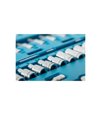 Coffret d'outils et cliquet 1/4 pouce 46 pièces en  CrV
