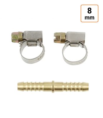 Raccord connecteur de tuyaux 8mm