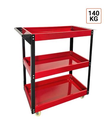 Chariot desserte d'atelier 3 étagères poids max. 140 Kg.