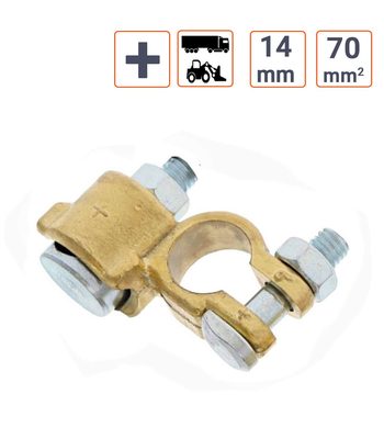 Cosse collier de batterie PL Travaux Publics Positif 14mm 70mm²