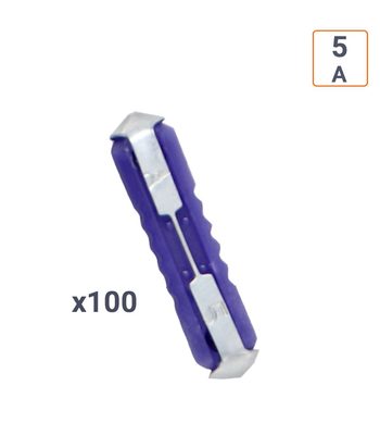 fusible Steatite 5A - boite de 100 fusibles