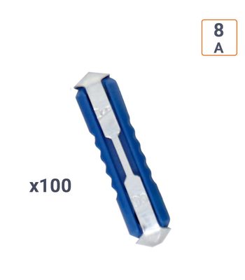fusible Steatite 8A - boite de 100 fusibles