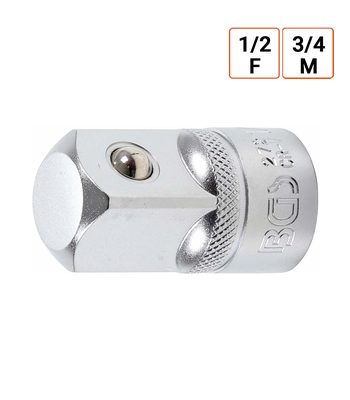 Adaptateur-réducteur douille 1/2 F vers 3/4 pouce M