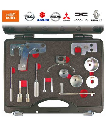 Coffret BAHCO calage distribution Renault Dacia Nissan 1.5-1.9-2.2-2.5 Diesel