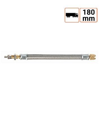 Rallonge de valve en caoutchouc renforcée 180mm par 10 ex.