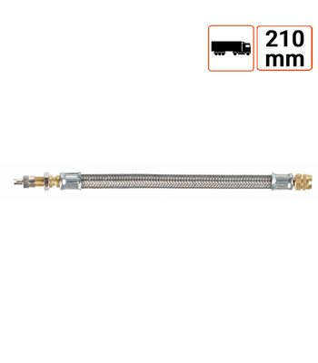 Rallonge de valve en caoutchouc renforcée 210mm par 10 ex.