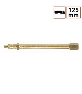 Rallonge de valve en laiton 125mm par 10 ex.